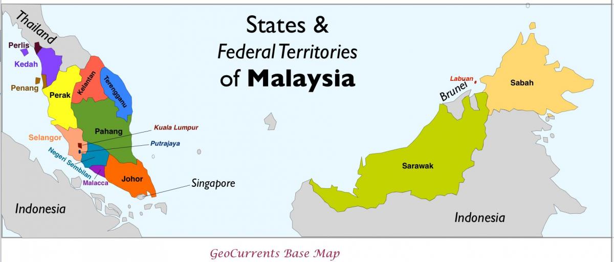 Малайзія бясплатная карта