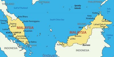 Карта Малайзіі