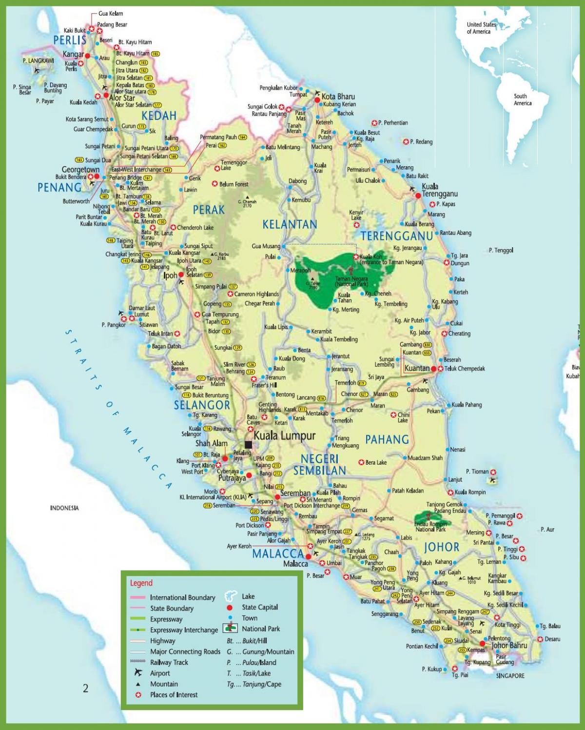 МРТ карта ў Малайзіі