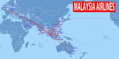Карта Малайзіі маршрут